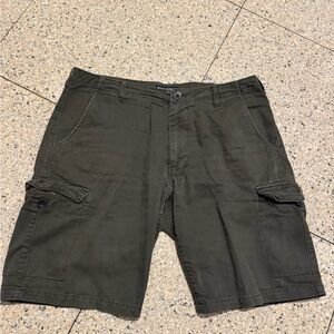 Men's Green Cargo Shorts